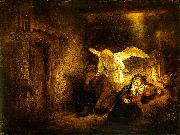 REMBRANDT Harmenszoon van Rijn Joseph dream. oil on canvas